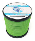 Reaction Tackle Braided Fishing Line / Braid - Hi Vis Green 4 and 8 Strand