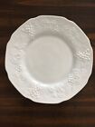 Indiana Colony Harvest Grape White Milk Glass 8” Luncheon Plate