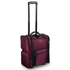 Byootique Rolling Makeup Train Case Cosmetic Travel Organizer Beet Red