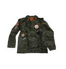 NWT NEW Pittsburgh Steelers Nike Men's Salute To Service Button Jacket Medium