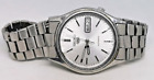 Mens vintage Seiko 5 day date automatic 7S26-3100 calendar watch spares repairs