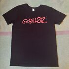 Gorillaz Size Medium Demon Days 2005 Concert Tour Black Short Sleeve T-Shirt Y2K