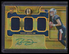2022 Panini Gold Standard #300 Bailey Zappe Rookie Patch Auto #/149 Patriots