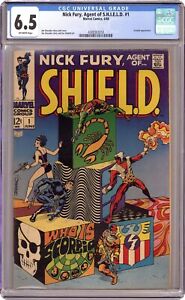 Nick Fury Agent of SHIELD #1 CGC 6.5 1968 4308363018