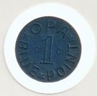 Rare Old 1944 US WWII OPA CC Blue Ration Food Token Vintage Collection War Coin