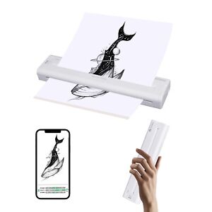 YILONG Cordless Tattoo Stencil Printer Rechargeable Bluetooth with 15  Papers