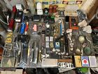 Junk Drawer Lot Knives Zippos Gold Jewelry Silverware Gem Stones Watches Flys