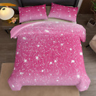 Teen Comforter Sets for Girls, Girls Twin Bedding Set, Girls Pink Princess Comfo