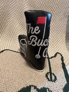 The Buck Club Masters script, putter cover. New