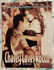 RARE PROMO “CHASEY LOVES ROCCO” MOVIE POSTER - PORN STAR CHASEY LAIN 8 1/2 X 11