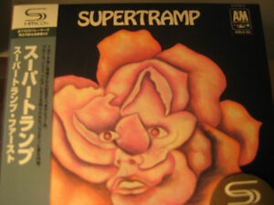SUPERTRAMP S/T VERIFIED JAPAN REPLICA SHM-CD REMASTERED LIMITED RARE OBI CD