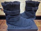 UGG Boots Womens 10 Black Classic Pull On Mid Boots Ugg Size 10 Womens Ugg Black