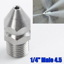 1/4 High-Pressure Drain Nozzle Sewer Pipe Cleaner Pressure Washer Cleanings