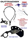 Survival Neck Knife With 11 In One Fire Starter Paracord Necklace Camping