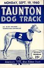 1960 Taunton Dog Track Program