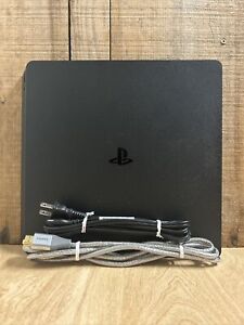 Sony PlayStation 4 PS4 Slim Edition 500 GB Black Console w/ Cords Only- CUH2015A