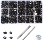 Heavy Duty Snap Fasteners Button Kit 70 Sets 15Mm 5/8