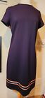 Escada Sport | Classic Short Sleeve Dress | Navy & Orange | Size 40 | CUTE! 💫💖