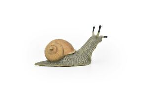 Snail Toy Animal, Bug, Land, Realistic Rubber Replica, Hand Painted Toy CWG260