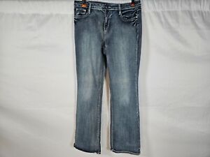 Womans Earl Jean Size 14 Embellished Distressed Jeans