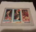1980 81 Topps Basketball Fred Brown-Larry Bird-Ron Brewer
