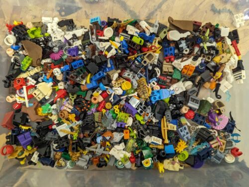 LEGO Bulk Minifigure Parts + Accessories - Random Bulk Lot {1 LB} misc pieces