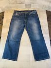 Lucky Brand Easy Rider Crop Jeans Women's Size 10 32” Waist Lightly Distressed
