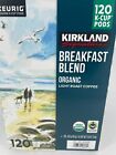 Kirkland Signature Breakfast Blend Light Roast Coffee-120 K-Cups,BB25, Free Ship