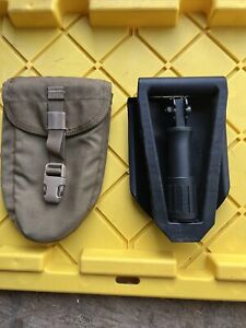 NEW! USMC Gerber Intrenching E-Tool Trifold Shovel w Pouch Coyote Marine Corp