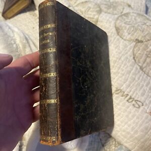 Charles De Berkeley Leather Bound Book Roman Journal Antique Rare