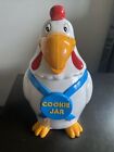 New ListingCrowing Rooster Chicken Cookie Jar 1994 Fun-Damental Too Tested Works ~Vintage