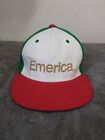 Vintage Emerica This Is Skateboarding Hat Size L/XL Flex Red White Green Gold