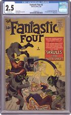 Fantastic Four #2 CGC 2.5 1962 1258847013 1st app. Skrulls