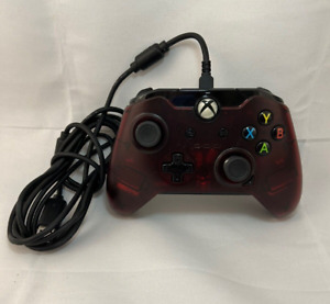 PDP Xbox One Crimson / Translucent Red Wired Controller