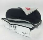 New RAY-BAN Rx-able TECH SERIES Eyeglasses RB 8412 2503 Matte Black-Carbon Fiber