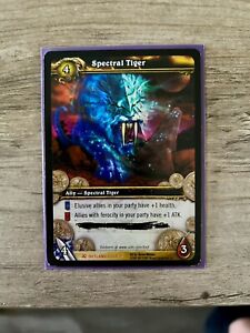 SPECTRAL TIGER Loot Card World of Warcraft - WoW TCG LOOT - the code was USED