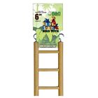 A & E Cages Happy Beaks Small Ladder Bird Toy, 6 in