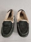 Ugg Womens Sz 7-7.5 Ansley Loafers Slip On Moccassins  Slippers Suede Black