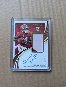 New Listing2020 Jerry Jeudy Panini Immaculate Collegiate Rookie Patch Auto #103 /99 Bama