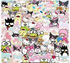 10 Random Sanrio Character Stickers Kuromi, Hello Kitty, Keroppi, My Melody, etc