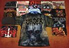 Lot of 16 Rare Metal Bands t-shirts Motorhead Slayer Kreator Vader Immolation