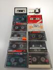 Lot of 10 Previously Used Audio Cassette Tapes Sold as Blank FREE SHIPPING (A)