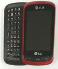 LG Xpression / Expression C395 - Red and Black ( AT&T ) Cellular Keyboard Phone
