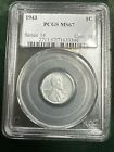 New Listing1943 Lincoln Wheat Cent PCGS Graded MS 67 B720