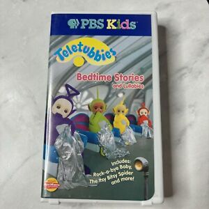 Teletubbies ‘Bedtime Stories and Lullabies’ (VHS, 2000) PBS Kids; WB; 70 Min.