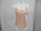 Sophie B Cami Womens Medium Blush Lace Satin Camisole Lingerie Top only NWT
