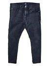 GAP Selvedge Denim Jeans Mens Size 31X30 Black Skinny Stretch Kaihara Japanese