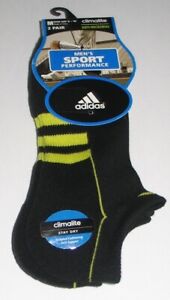 Adidas Men's Low-Cut Performance Socks Size 6-12 Cushioned Athletic 2 pair