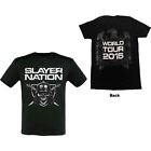 Slayer Slayer Nation 2015 Dates T-Shirt Black New