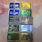 Lot Of 10 Pocket Size Matches Box's